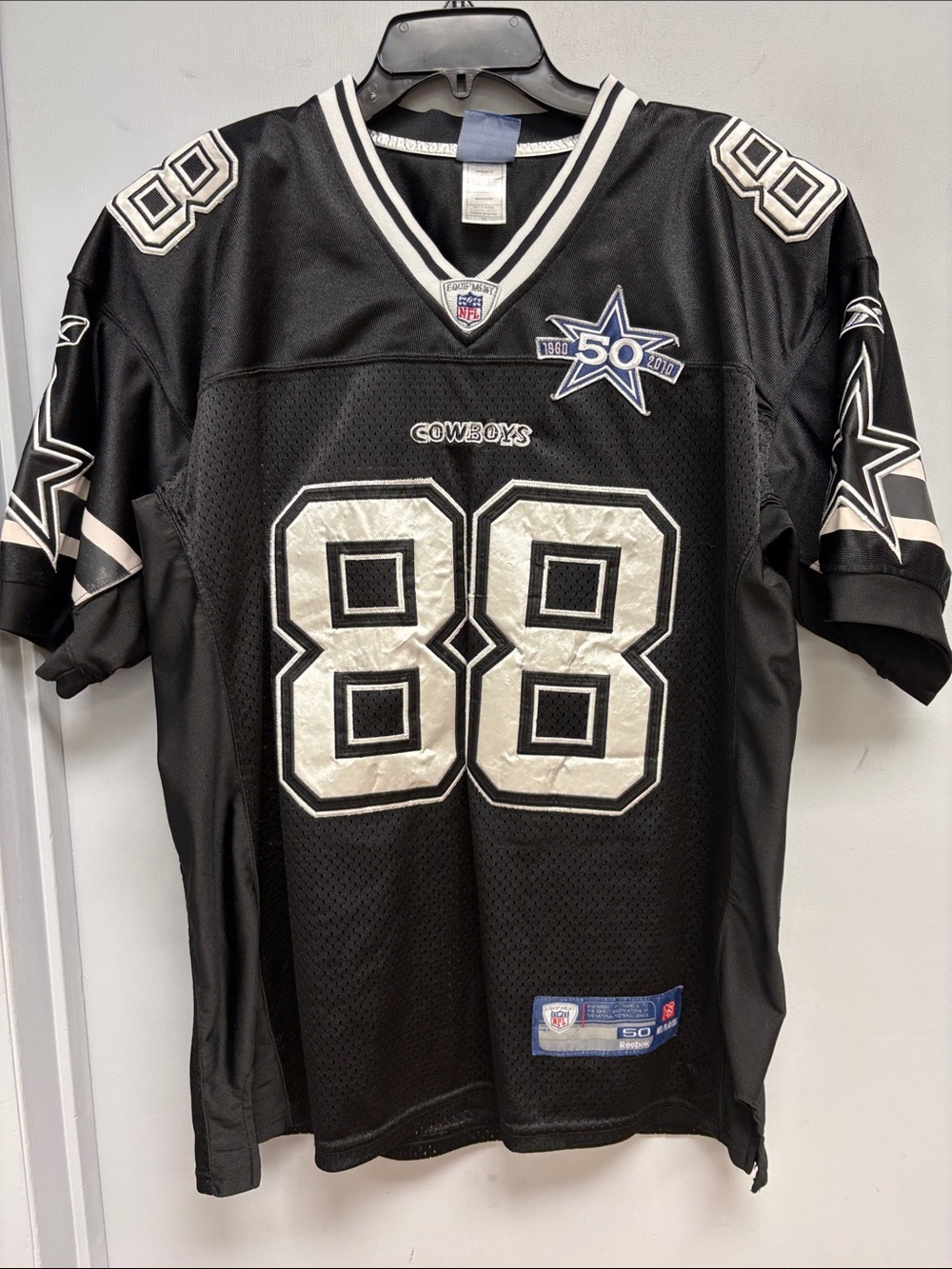 Reebok Dallas Cowboys Dez Bryant #88 50th Anniversary Jersey Size 50